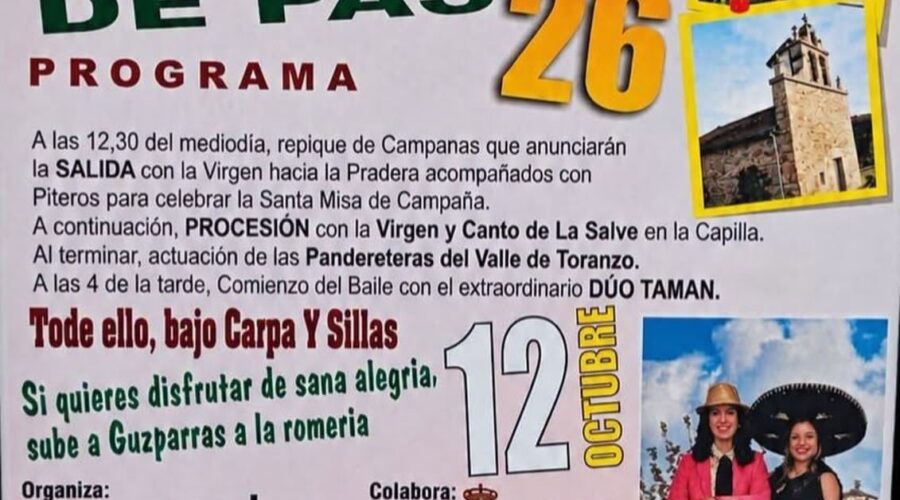 Romería de Ntra. Sra. del Pilar en Guzparras, Vega de Pas