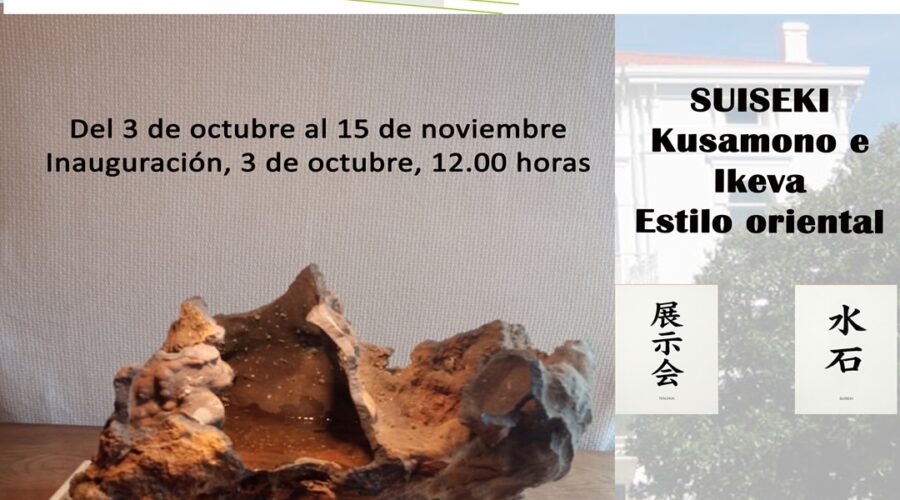 Exposición Suiseki, Kusamono e Ikeva en Finca-Museo Valdecilla