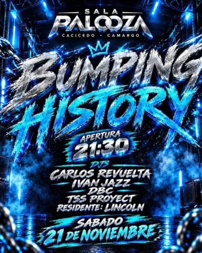Bumping History: fiesta electrónica en Sala Palooza, Camargo