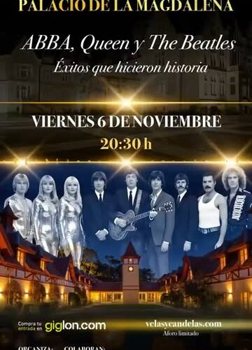 ABBA, Queen y The Beatles en directo en la Magdalena