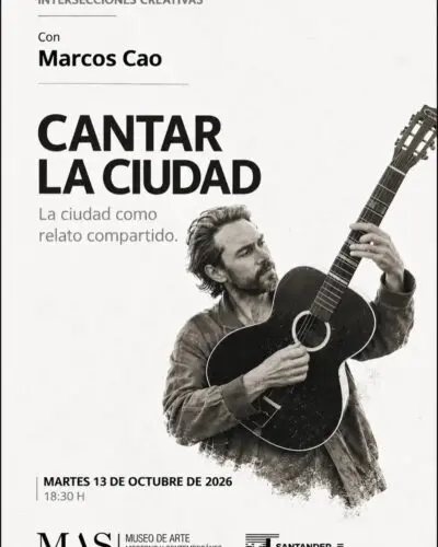 Concierto de Marcos Cao en el MAS de Santander, Cantabria