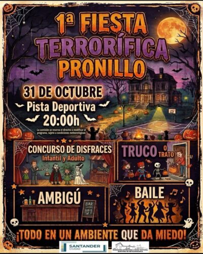 1a Fiesta Terrorífica Pronillo en Pista Deportiva, Santander