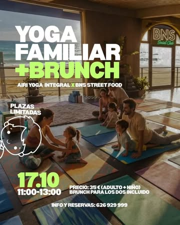 Taller de Yoga Familiar + Brunch en Santander, 17 de octubre