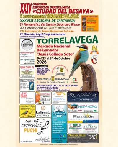 Exposición Ornitológica Ciudad del Besaya en Torrelavega