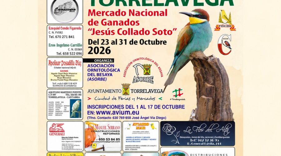 Exposición Ornitológica Ciudad del Besaya en Torrelavega