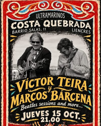 Víctor Teira y Marcos Bárcena en Ultramarinos Costa Quebrada