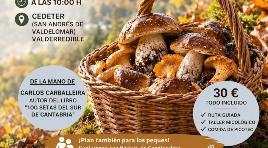 Jornada Micológica en CEDETER, Valderredible, Cantabria
