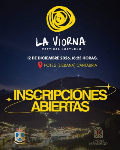 La Viorna Vertical Nocturno 2026 en Potes, Cantabria