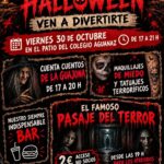 Halloween en el Patio del Colegio Aguanaz