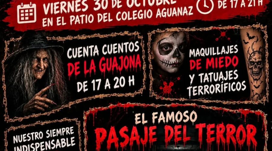 Halloween en el Patio del Colegio Aguanaz