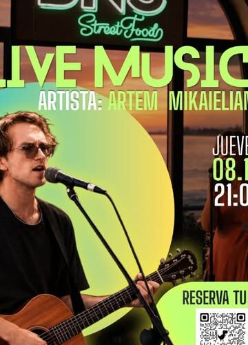 Concierto de Artem Mikaielian en BNS Street Food