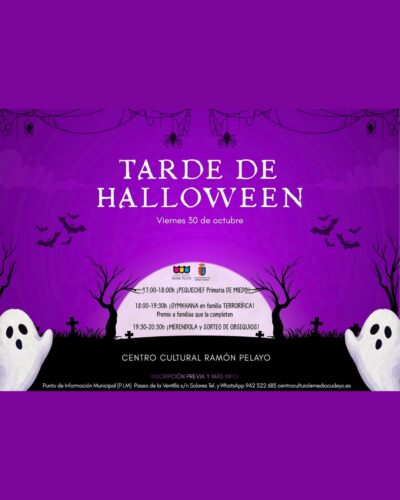 Tarde de Halloween en Centro Cultural Ramón Pelayo, Solares