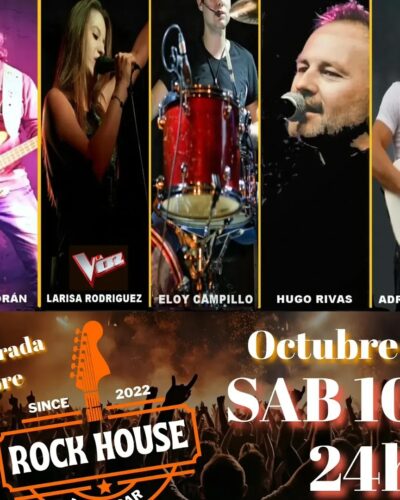 Concierto de Versión Rock en directo en Rock House, Noja