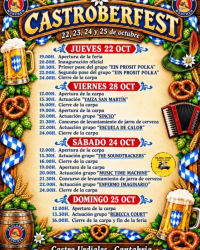 Castroberfest 2026 en Castro Urdiales, cuatro días de música