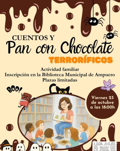 Cuentos y pan con chocolate terroríficos, Biblioteca Ampuero