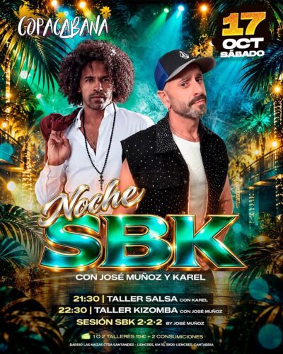 Noche SBK con José Muñoz y Karel en Copacabana