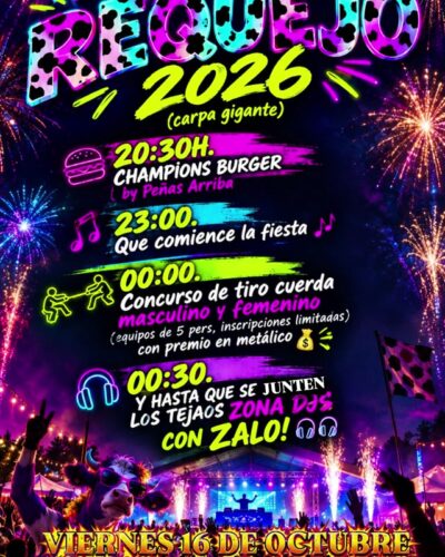 Feria Requejo 2026 en Carpa Gigante, Requejo (Cantabria)