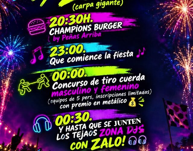 Feria Requejo 2026 en Carpa Gigante, Requejo (Cantabria)