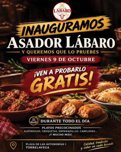 Inauguración de Asador Lábaro en Torrelavega, Cantabria 2026