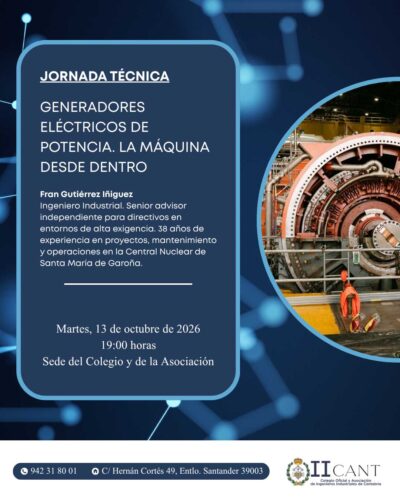 Jornada técnica sobre generadores eléctricos en Santander