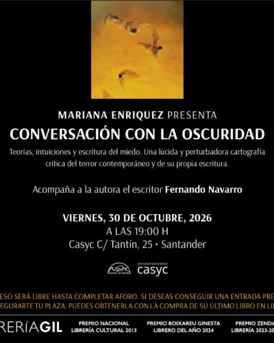Mariana Enríquez presenta su ensayo en el CASYC de Santander