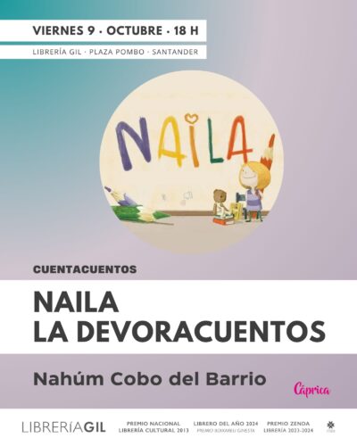 Cuentacuentos «Naila, la devoracuentos» en Librería Gil