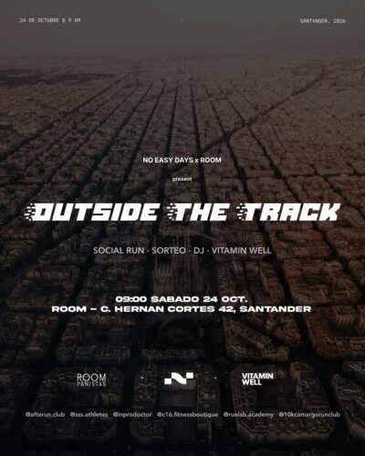 Outside the Track: social run en ROOM, Santander (Cantabria)