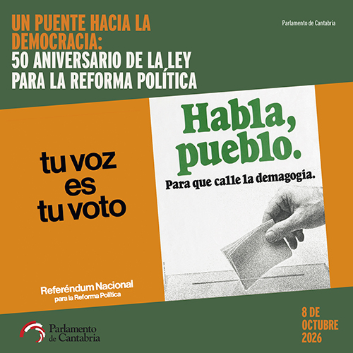 Un puente hacia la democracia en Parlamento de Cantabria