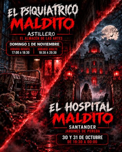 Pasaje del Terror en Jardines de Pereda, Santander 2026