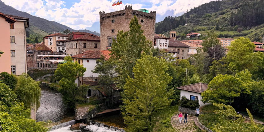 Potes, en el valle de Liébana (Cantabria)
