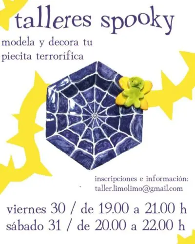 Talleres Spooky: crea tu pieza de cerámica en Taller Limo