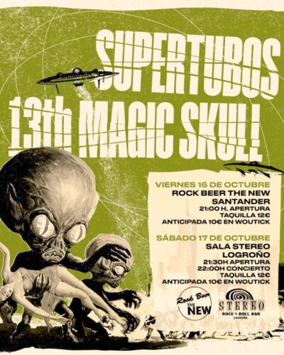 Supertubos y 13th Magic Skull en Sala Rock Beer the New