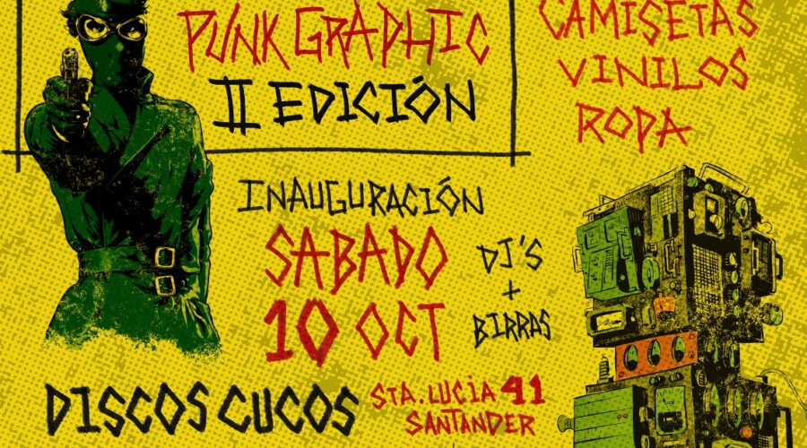 Exposición De-Evolución: Punk Graphics en Discos Cucos