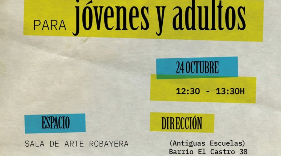 Talleres de escritura y arte en Sala Robayera, Miengo