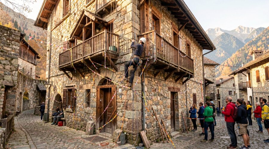 Urban Climbing Potes 2026 en las calles de Potes, Cantabria
