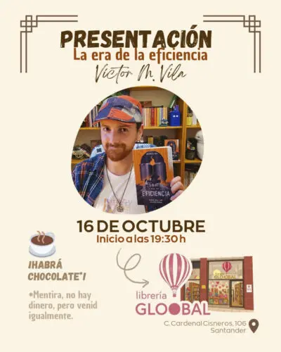 Víctor M. Vila presenta el libro «La era de la eficiencia»